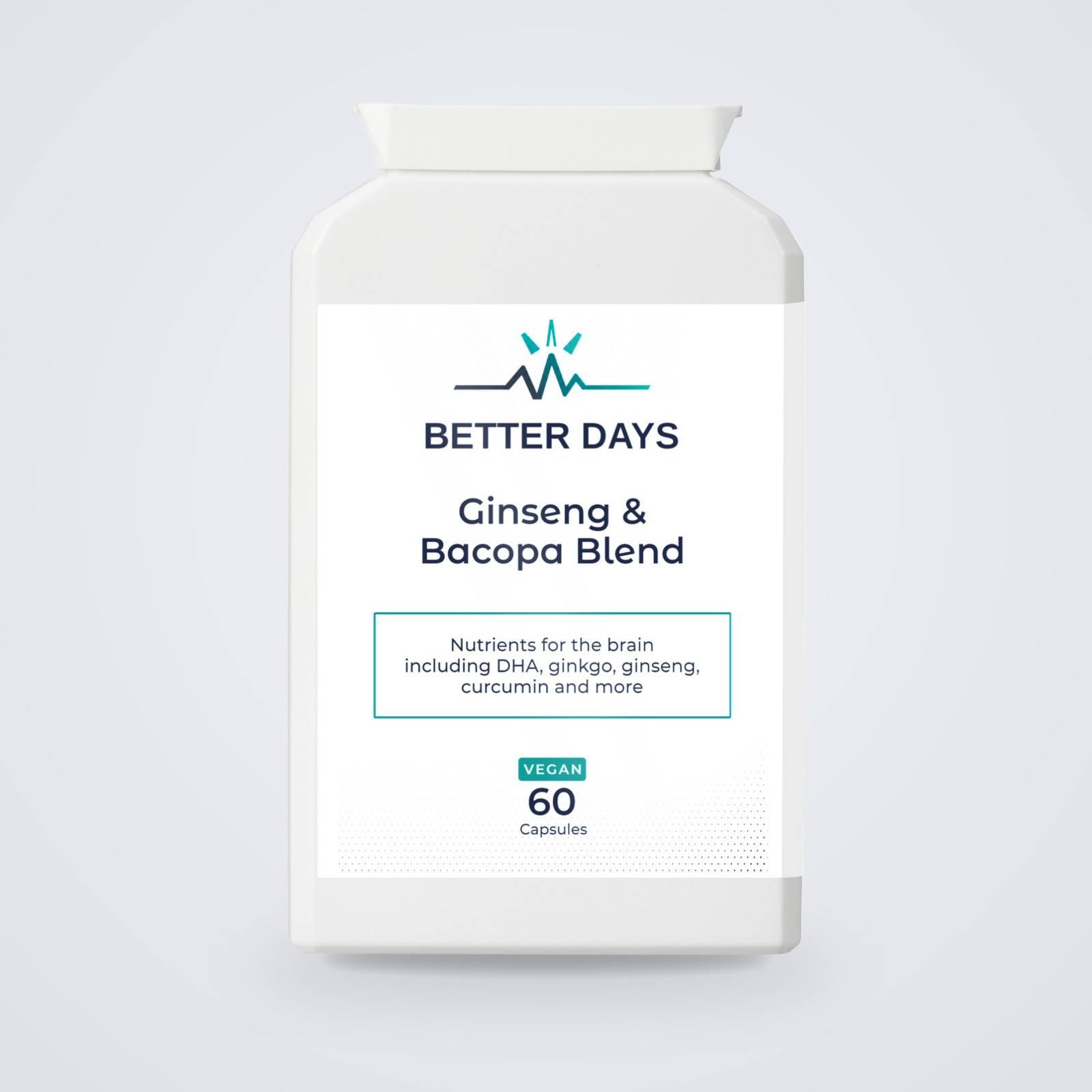 Ginseng & Bacopa Blend supplement, Better Days