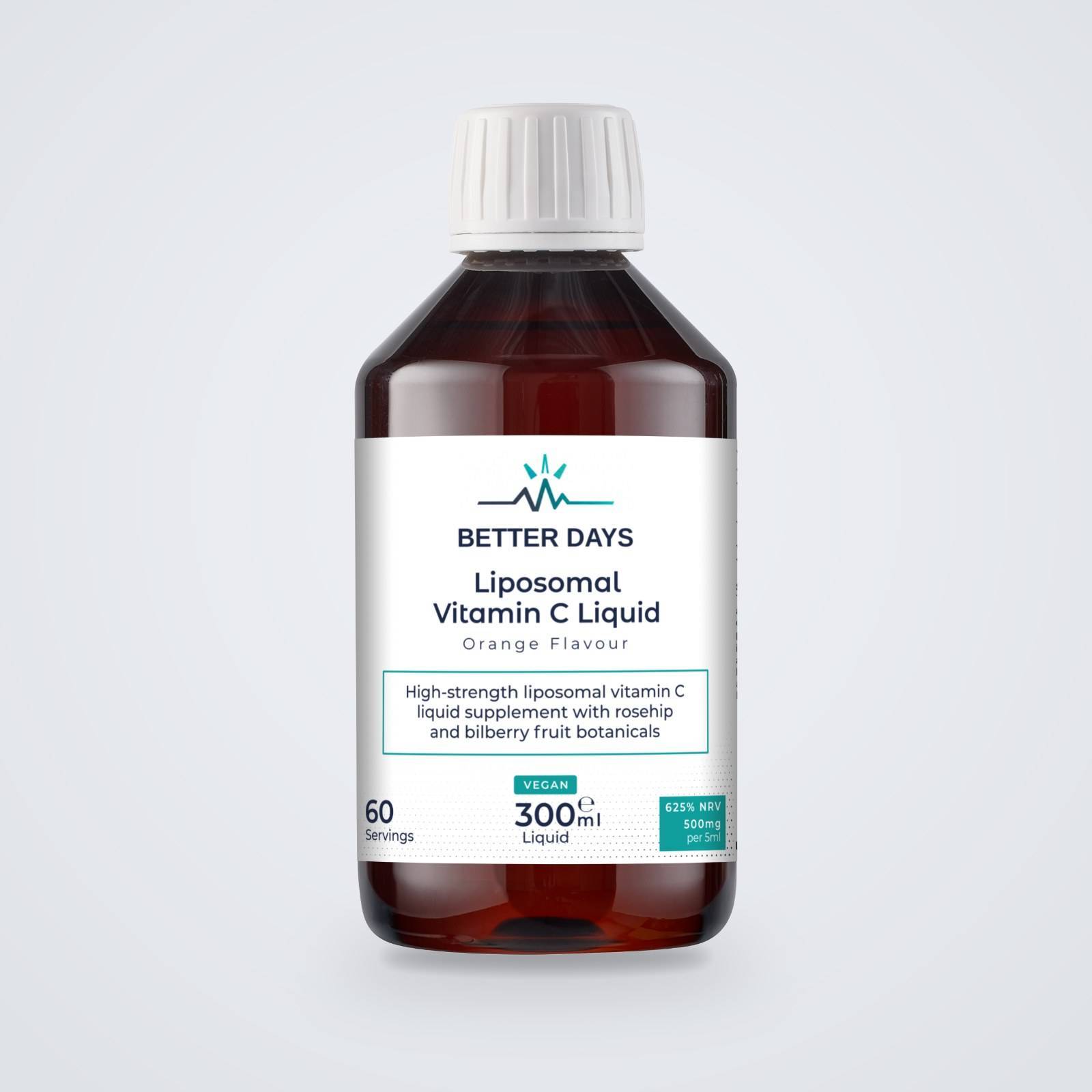 Liposomal Vitamin C Liquid – Orange Flavour supplement, Better Days