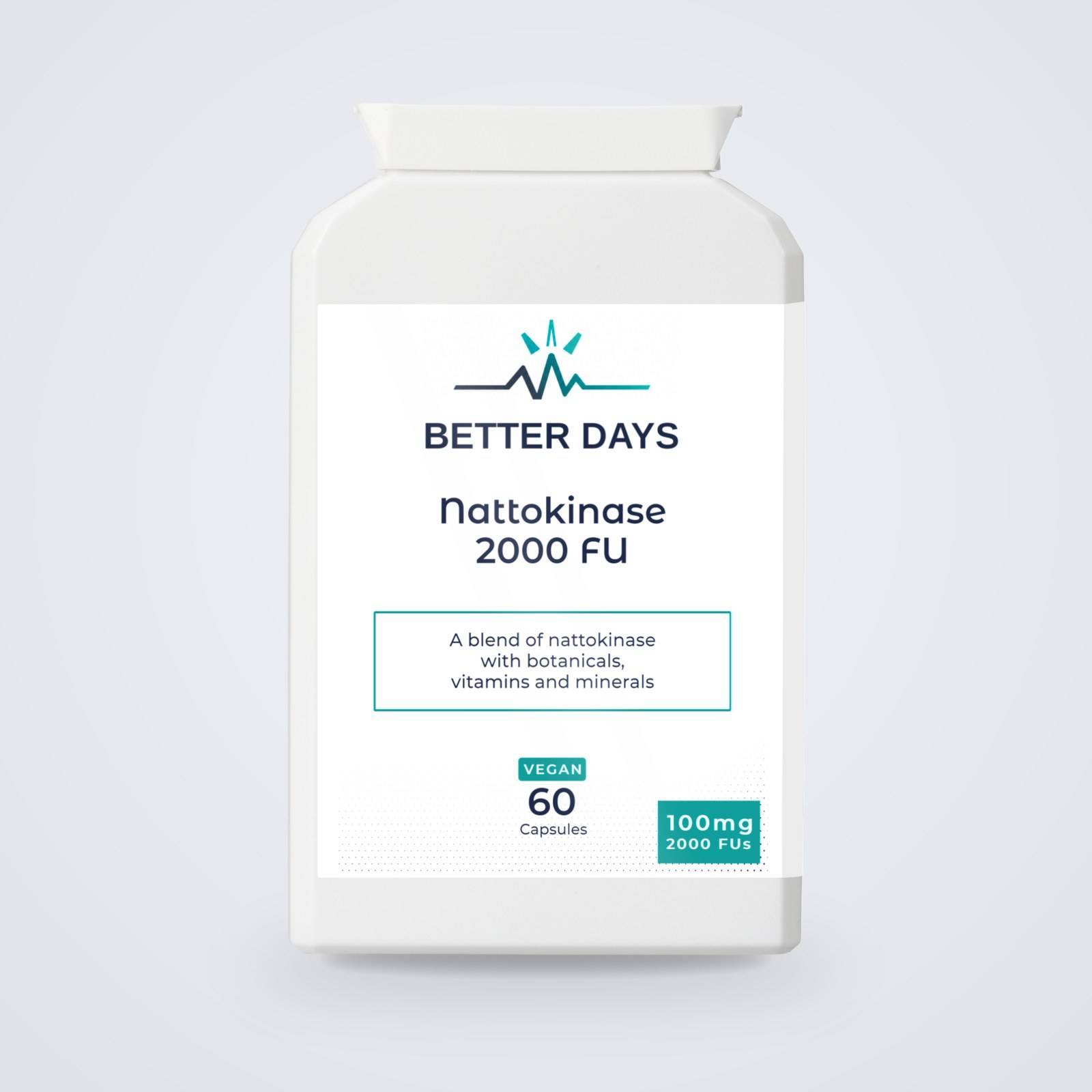 Nattokinase 2000 FU supplement, Better Days